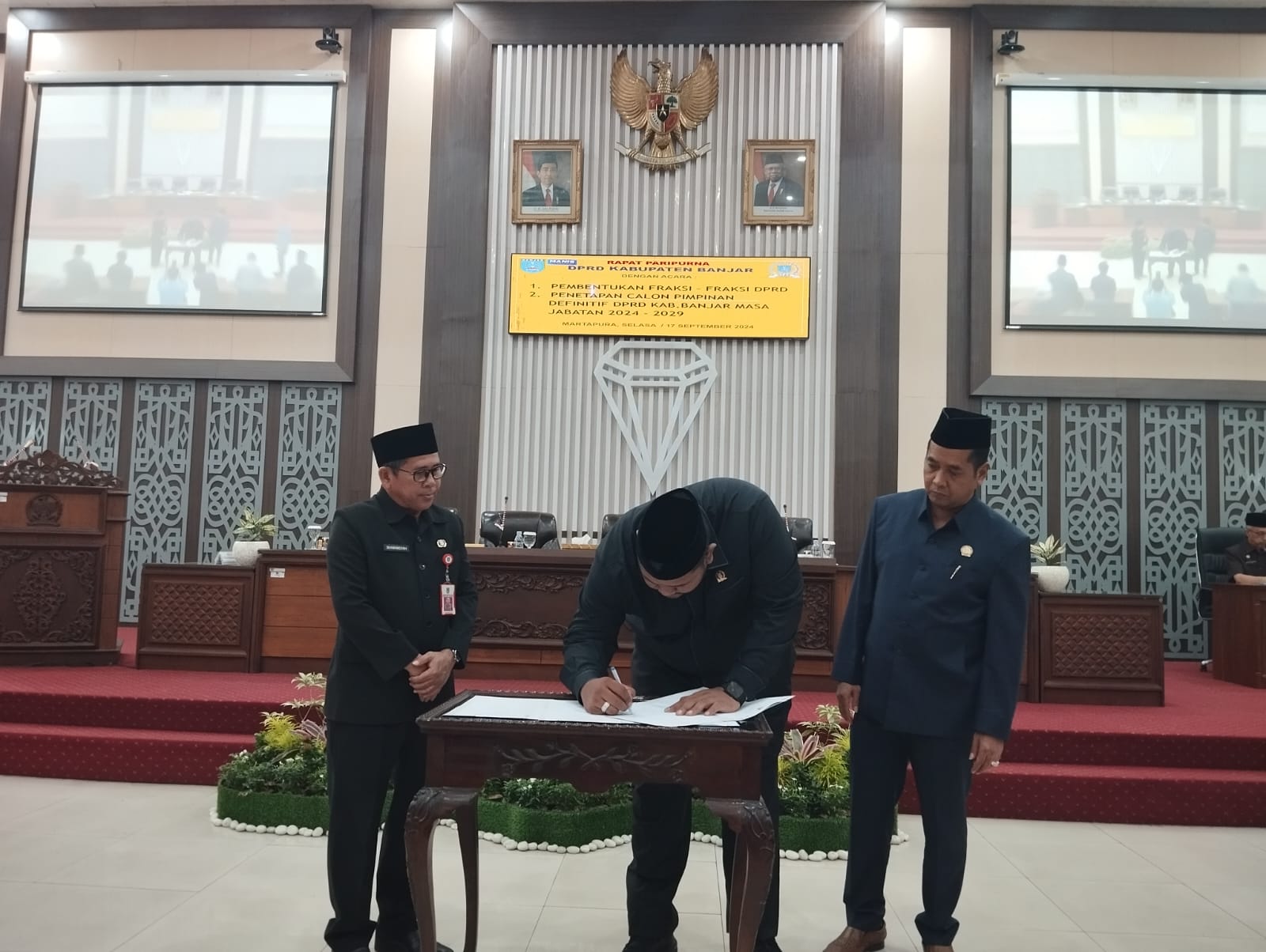 Pengusulan Calon Pimpinan DPRD Banjar 2024-2029, Ini Nama-Namanya