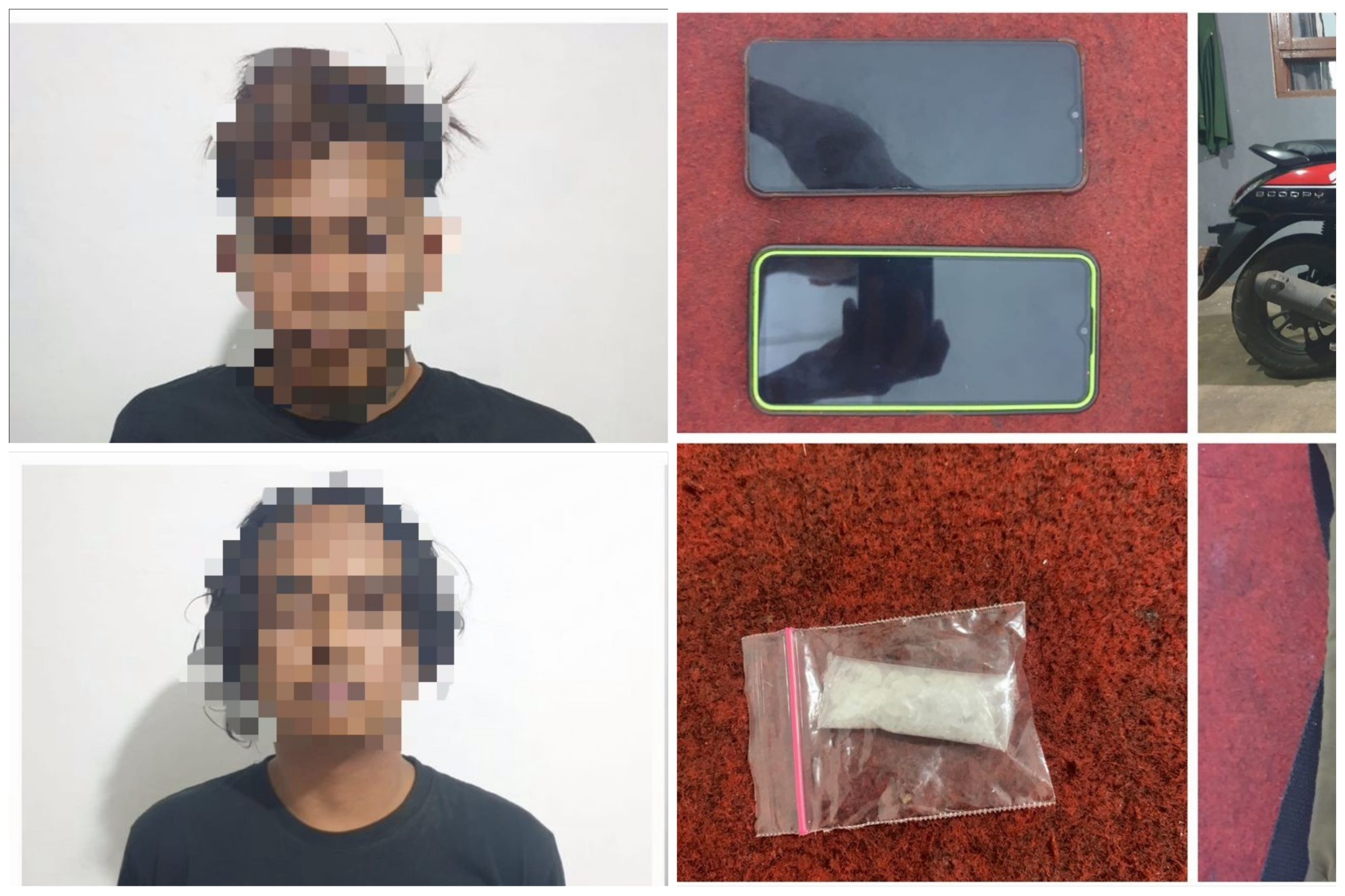 Bawa Sabu, Dua Pemuda diamankan Polsek Cempaka