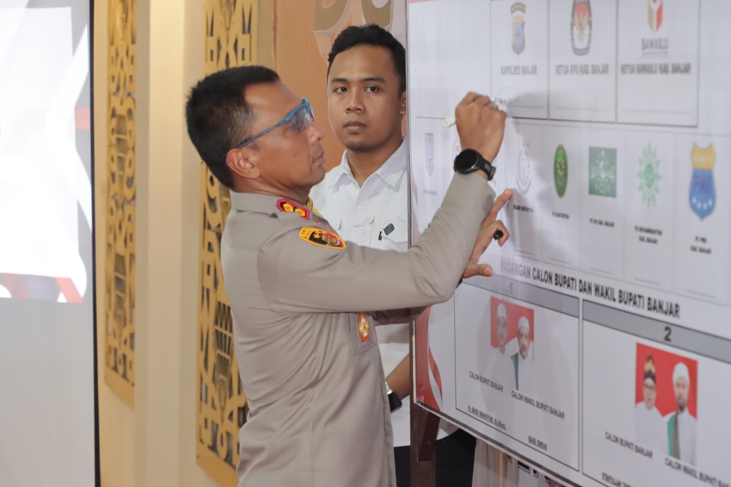 Deklarasi Pilkada Damai Tahun 2024 Wujudkan Harkamtibmas yang Aman dan Kondusif di Kabupaten Banjar