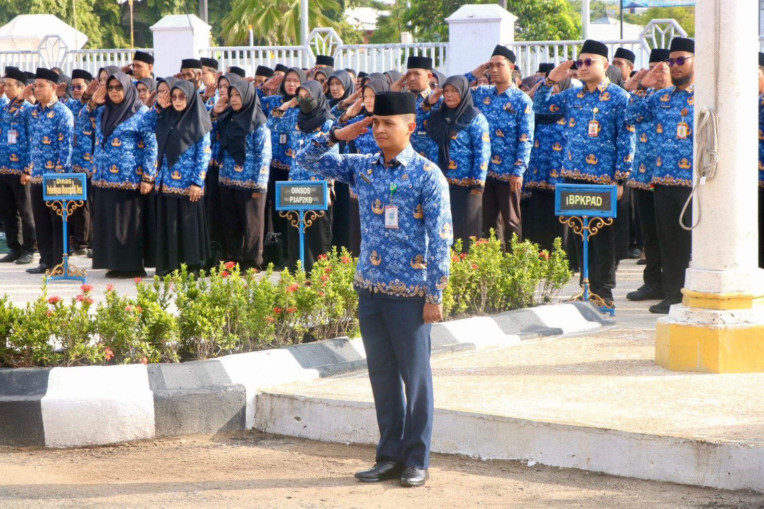 Apel HKN, Bupati Banjar Ingatkan Pasca Banjir, Dan Serapan Anggaran.