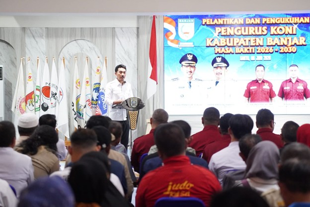 Bupati Banjar Dukung Peningkatan Prestasi Olahraga Melalui KONI.