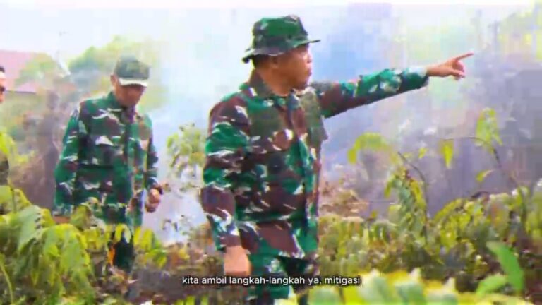 Gerak Cepat, Kodam Tambun Bungai Laksankan Arahan Prabowo  Dalam Tangani Karhutla.