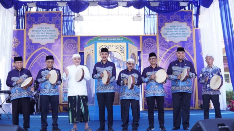 Bupati Banjar Buka Gelaran MTQ Nasional XLIX Tingkat Kabupaten Banjar.
