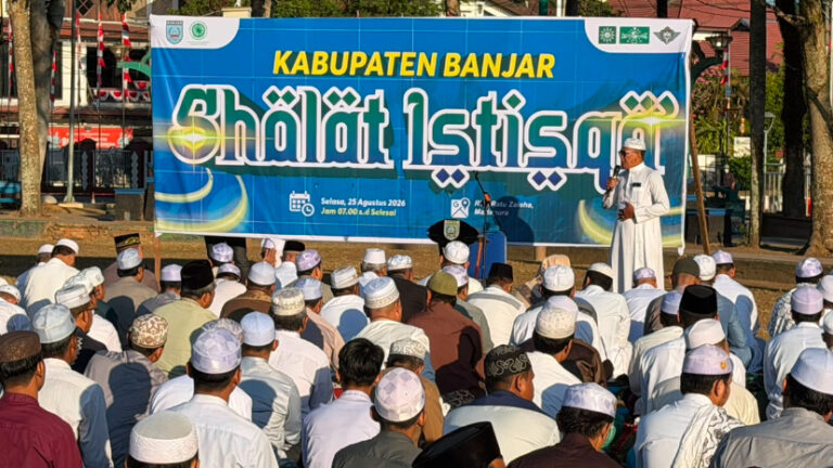 Kemarau Panjang, MUI Kabupaten Banjar Gelar Salat Istisqa.